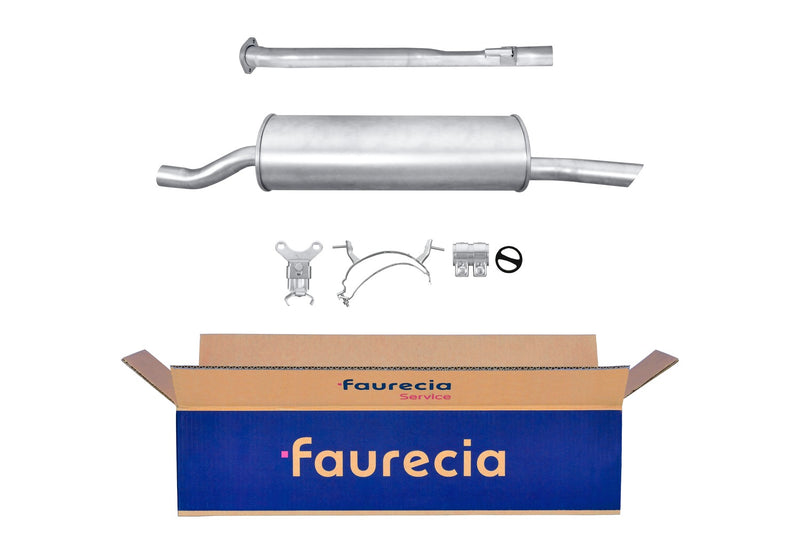 FAURECIA 8LD 366 030-561 Rear Muffler - Easy2Fit® Kit - fits LADA NOVA