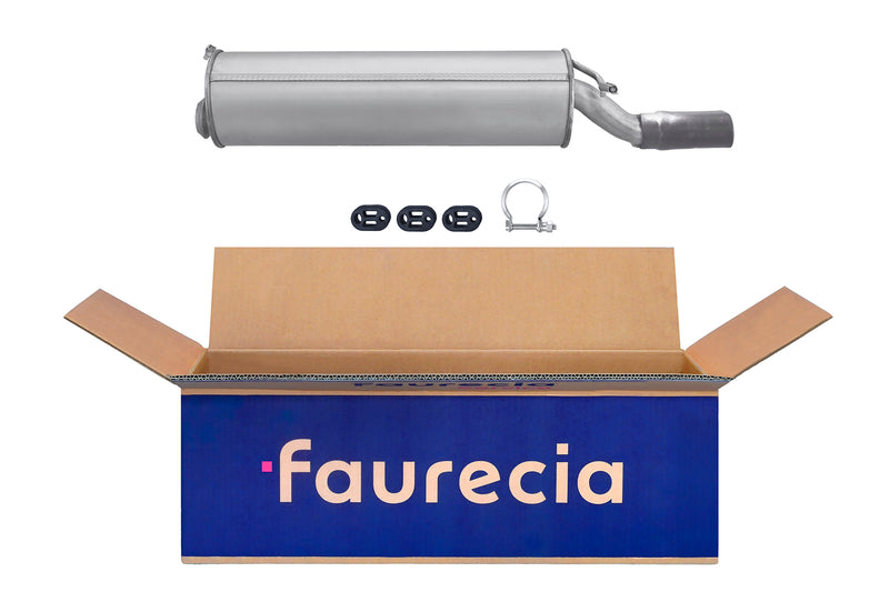 FAURECIA 8LD 366 027-381 Rear Muffler - Easy2Fit® Kit - fits CITROËN XSARA PICASSO