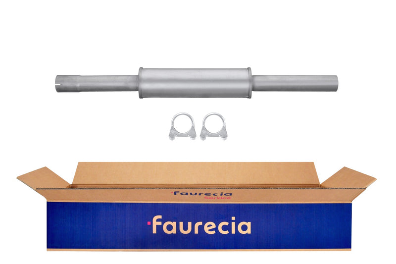 FAURECIA 8LC 366 023-161 Centre Muffler - Easy2Fit® Kit - fits AUDI A4 B5 Avant (8D5)