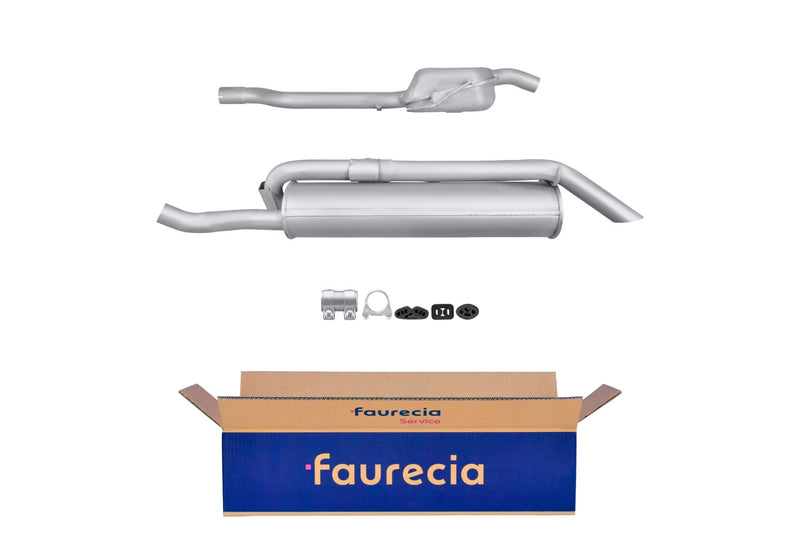 FAURECIA 8LD 366 029-341 Rear Muffler - Easy2Fit® Kit - fits FIAT SEICENTO