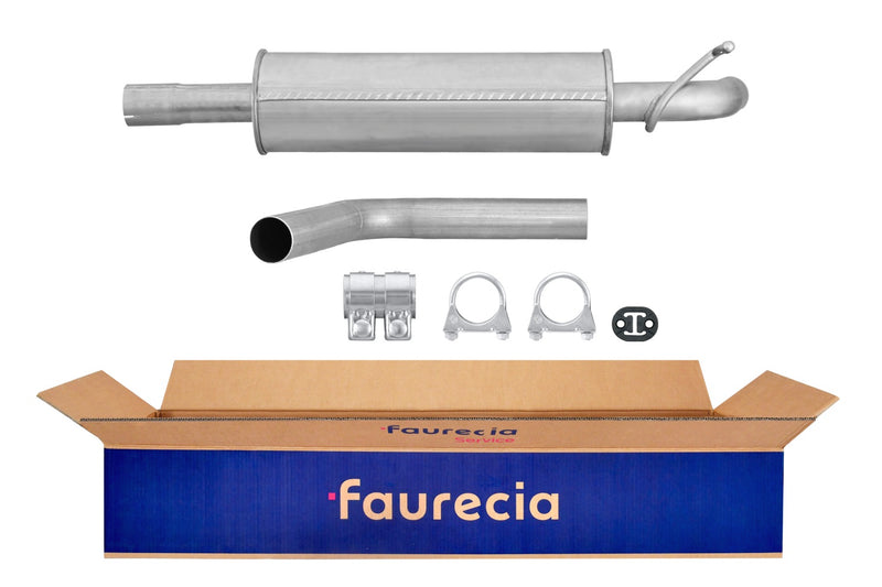 FAURECIA 8LD 366 029-371 Rear Muffler - Easy2Fit® Kit - fits FIAT 500