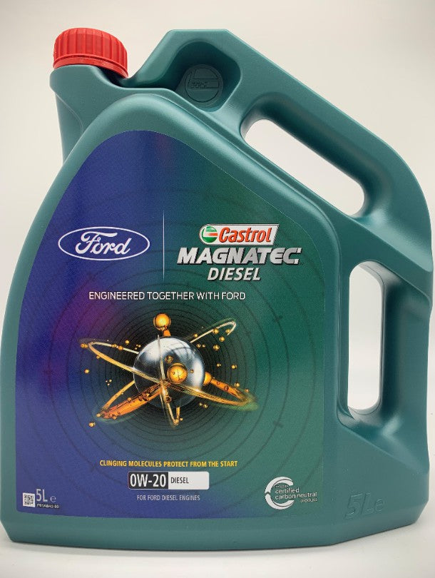 FORD CASTROL MAGNATEC PROFESSIONAL 0W-20 FULLY SYNTHETIC ENGINE OIL 5 LITRE