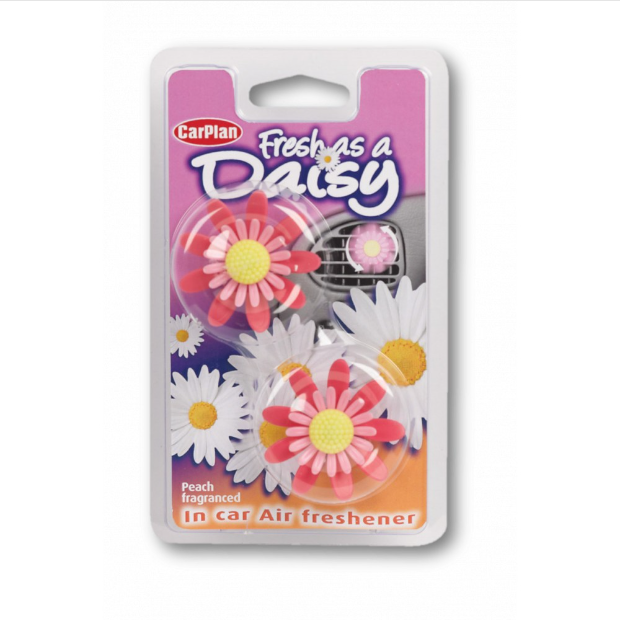 CarPlan FDV001 Fresh Daisy Vent Sticks Car Air Freshener - Peach - TETFDV001