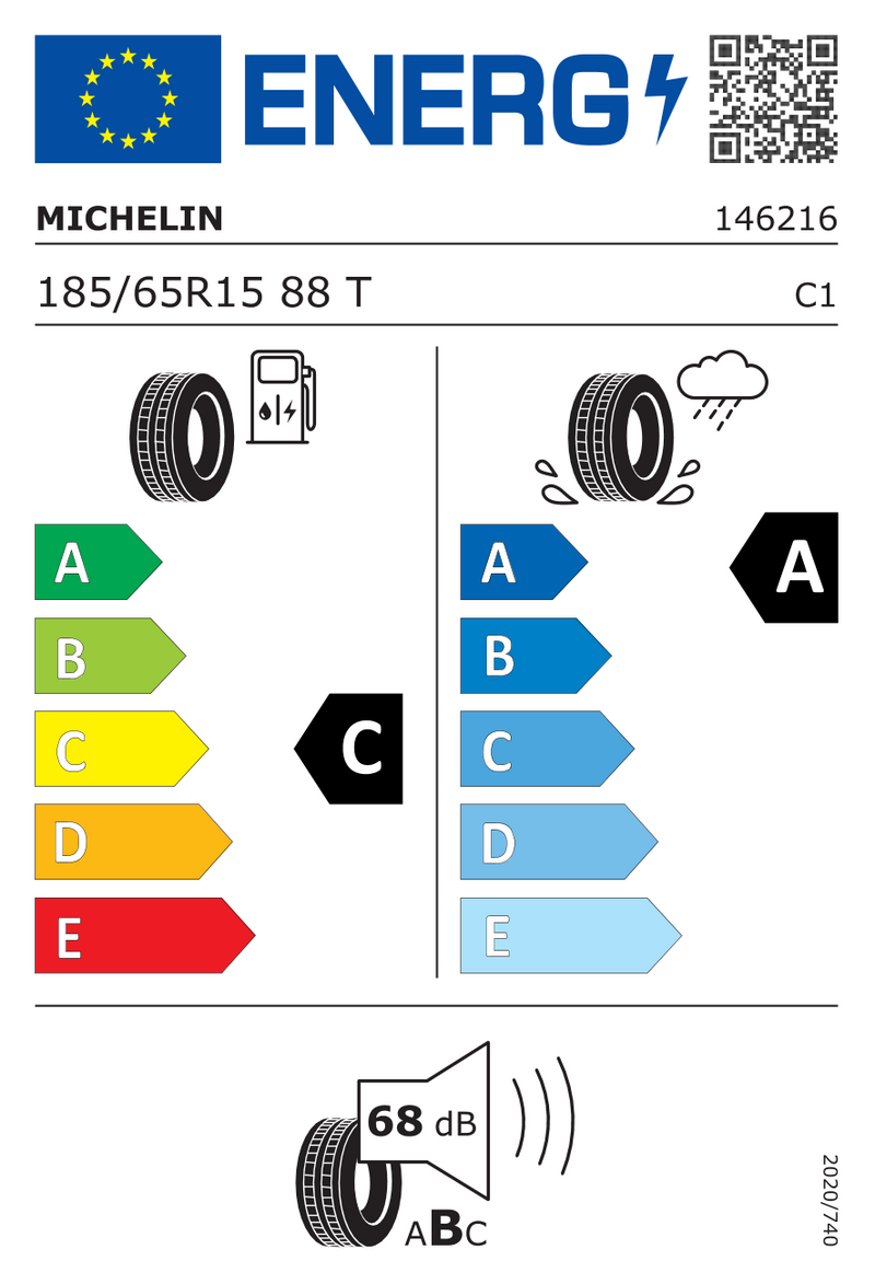 Michelin 185 65 15 Primacy 4 88T