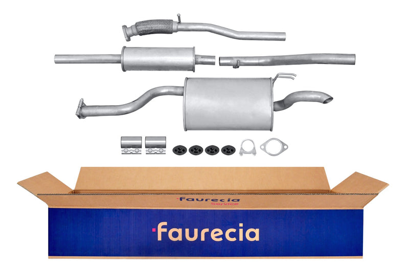 FAURECIA 8LD 366 033-061 Rear Muffler - Easy2Fit® Kit - fits MAZDA 3