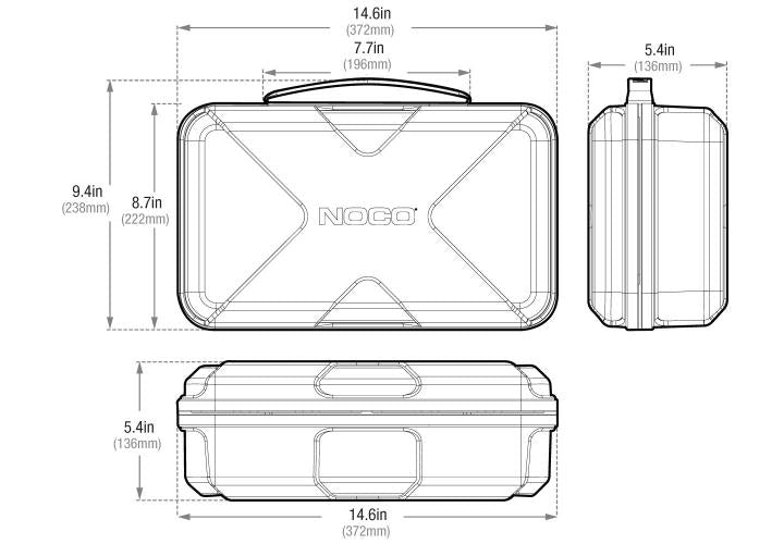 Noco Boost Pro Eva Protection Case - GBC015