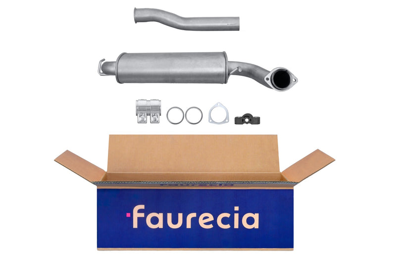 FAURECIA 8LC 366 024-711 Centre Muffler - Easy2Fit® Kit - fits OPEL ASTRA G (T98)