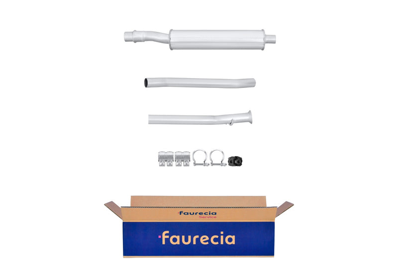 FAURECIA 8LC 366 025-501 Centre Muffler - Easy2Fit® Kit - fits RENAULT 19 II