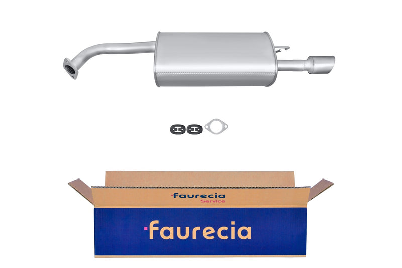 FAURECIA 8LD 366 028-491 Rear Muffler - Easy2Fit® Kit - fits FIAT 128