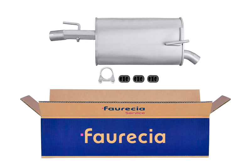 FAURECIA 8LD 366 031-381 Rear Muffler - Easy2Fit® Kit - fits VAUXHALL MERIVA A