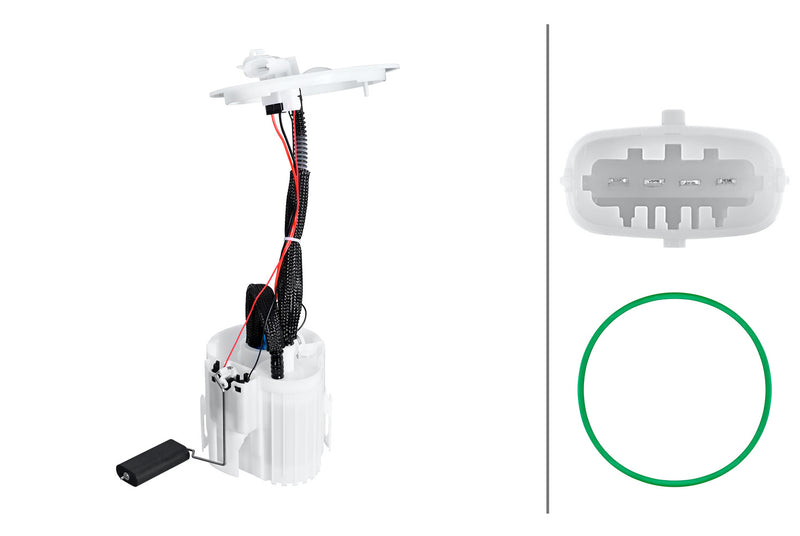 HELLA 8TF 358 306-941 Fuel Feed Unit - Electric - 4-pin connector