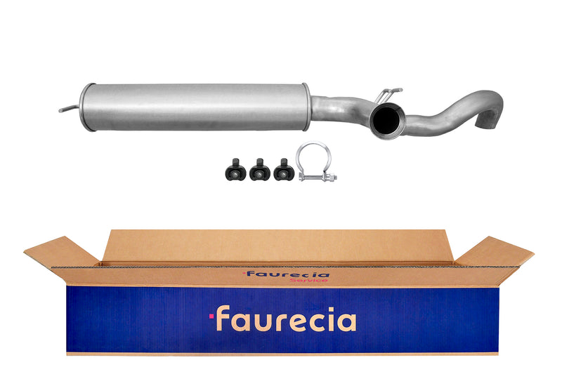 FAURECIA 8LD 366 031-501 Rear Muffler - Easy2Fit® Kit - fits VAUXHALL CORSA (D)