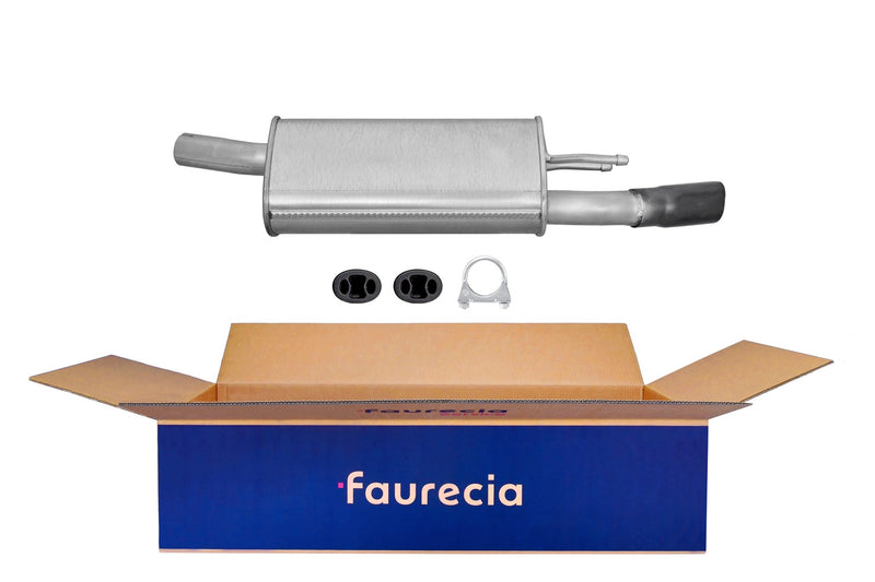 FAURECIA 8LD 366 031-011 Rear Muffler - Easy2Fit® Kit - fits VAUXHALL VECTRA (B)