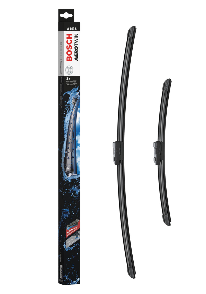 Bosch Aerotwin Front Wiper Blade Set - 650/380mm - A143S