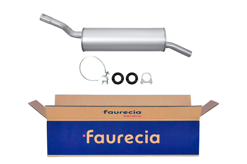 FAURECIA 8LD 366 029-301 Rear Muffler - Easy2Fit® Kit - fits FIAT STILO