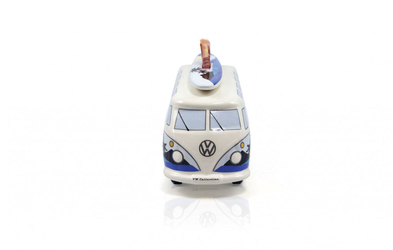 VW T1 Bus Money Bank (Scale 1:18) With Surf Board In Gift Box - Surf