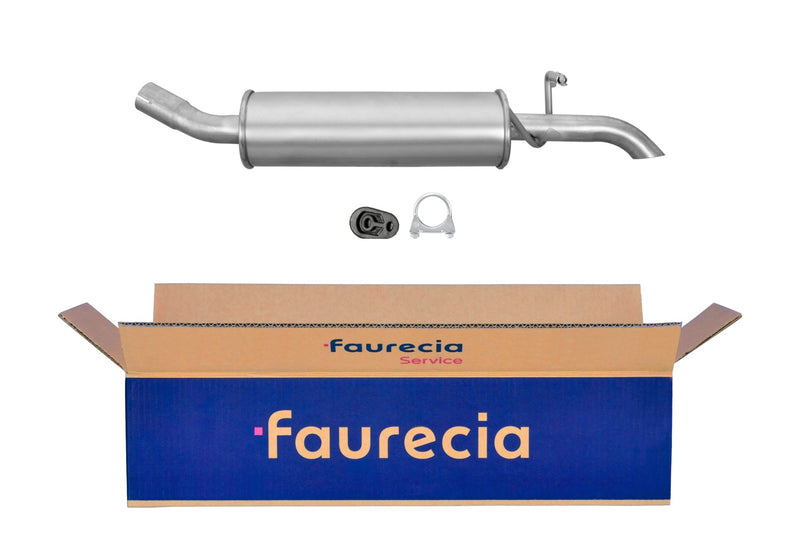 FAURECIA 8LD 366 029-731 Rear Muffler - Easy2Fit® Kit - fits FORD FIESTA III