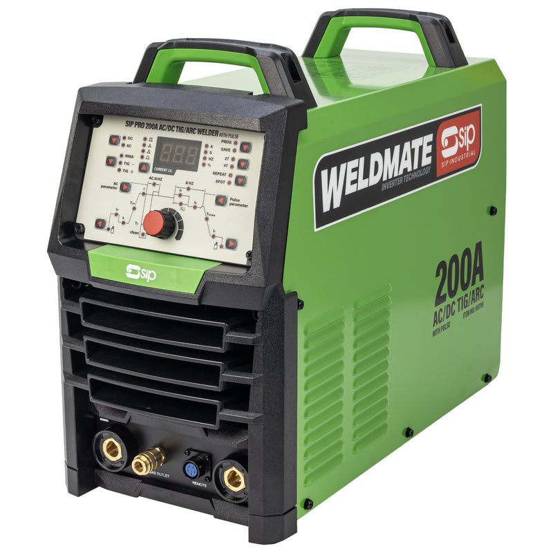 SIP PRO 200A AC/DC TIG/ARC Welder with Pulse