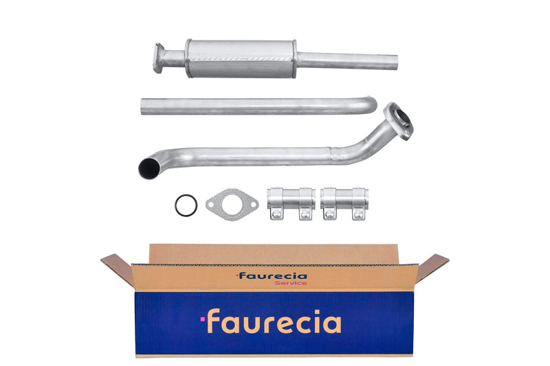 FAURECIA 8LC 366 024-141 Centre Muffler - Easy2Fit® Kit - fits FORD ESCORT VI