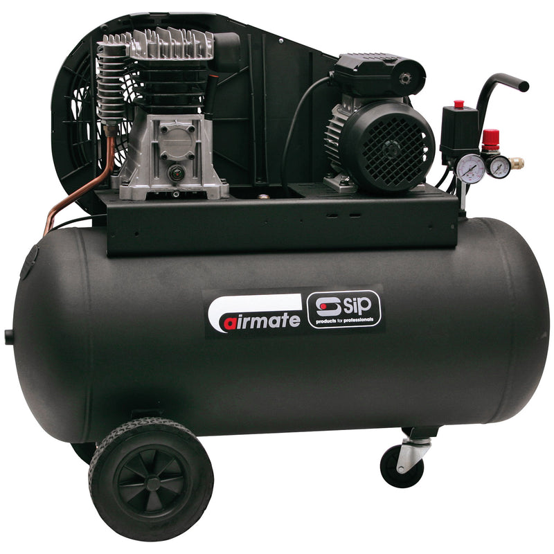 SIP TN3/100-SRB 100ltr Belt Drive Compressor