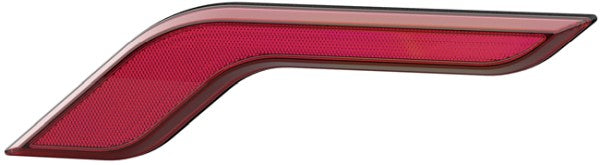 HELLA 8RA 013 402-021 Reflector - Shapeline Style - Lens Colour: Red - rectangular - Bolted/mounting