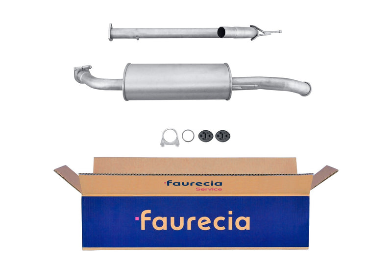 FAURECIA 8LD 366 028-161 Rear Muffler - Easy2Fit® Kit - fits DACIA SANDERO