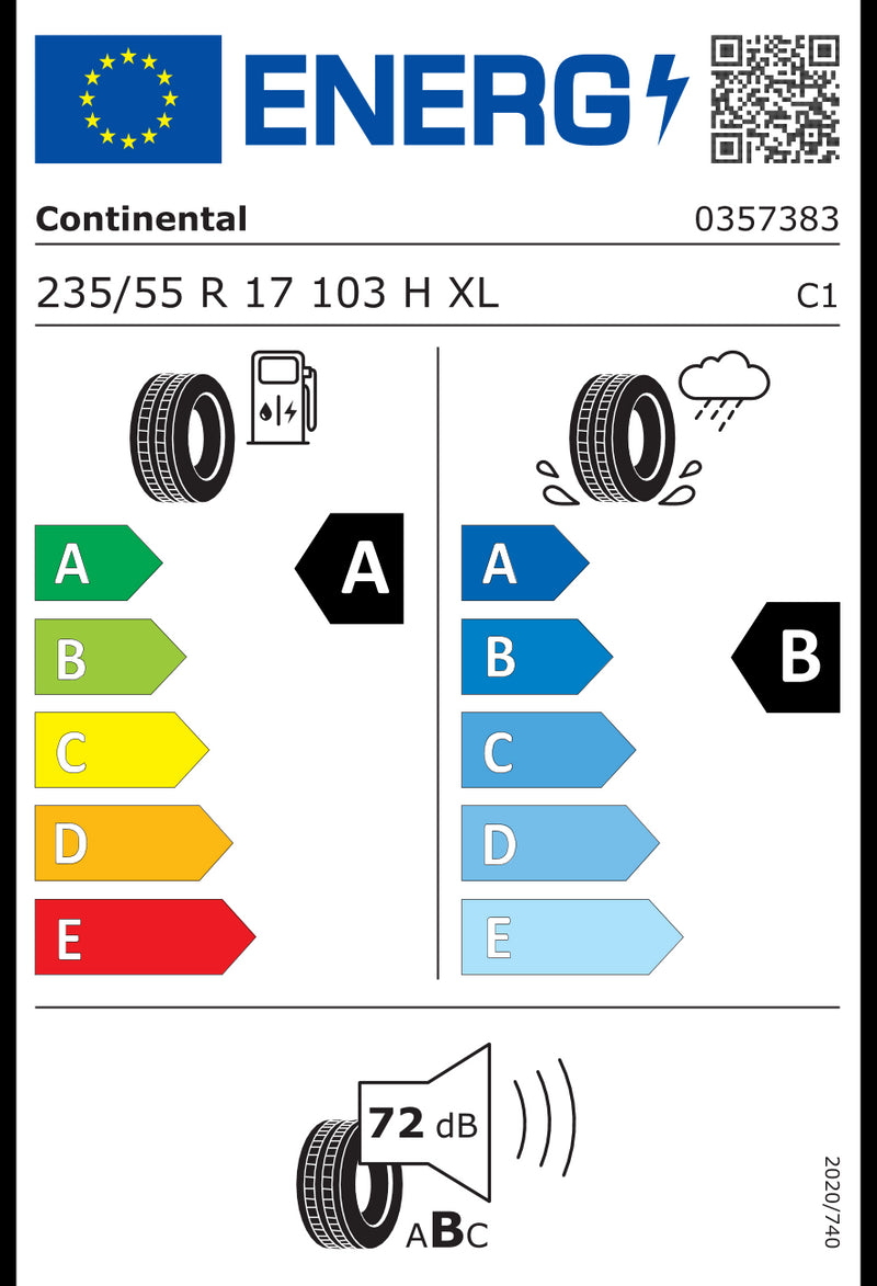 Continental 235 55 17 Eco Contact 5 103H XL