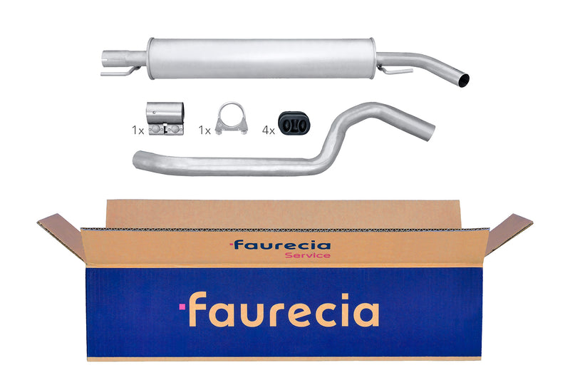 FAURECIA 8LB 366 021-231 Front Muffler - Easy2Fit® Kit - fits OPEL ASTRA H