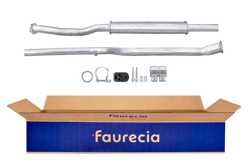 FAURECIA 8LD 366 026-681 Rear Muffler - Easy2Fit® Kit - fits AUDI A3 (8P1)