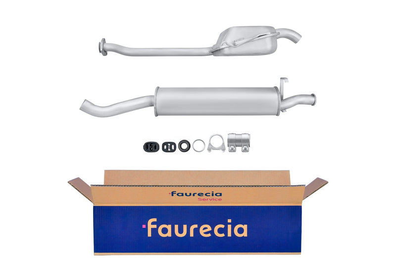 FAURECIA 8LD 366 028-891 Rear Muffler - Easy2Fit® Kit - fits FIAT TEMPRA