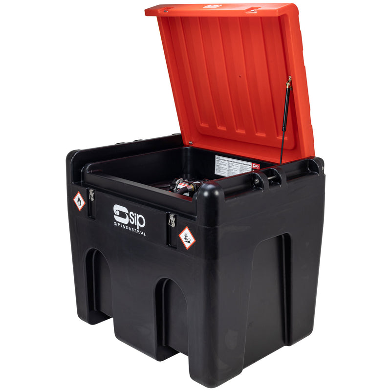 SIP 430ltr Portable Diesel Tank with High Flow 12v Transfer Pump