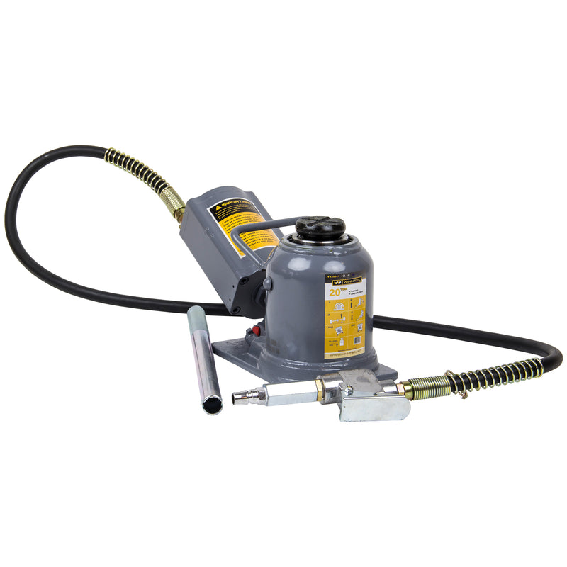 WINNTEC® 20 TON Low-Profile Air Bottle Jack