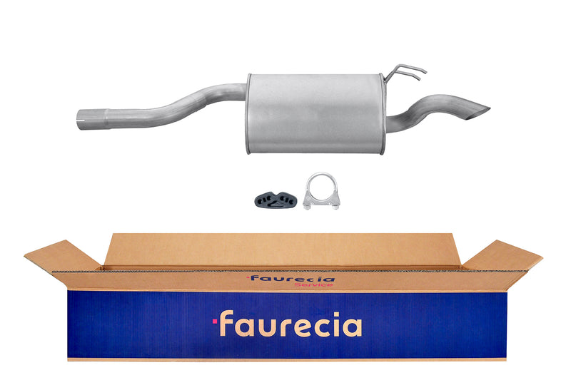 FAURECIA 8LD 366 029-461 Rear Muffler - Easy2Fit® Kit - fits FIAT 500 C