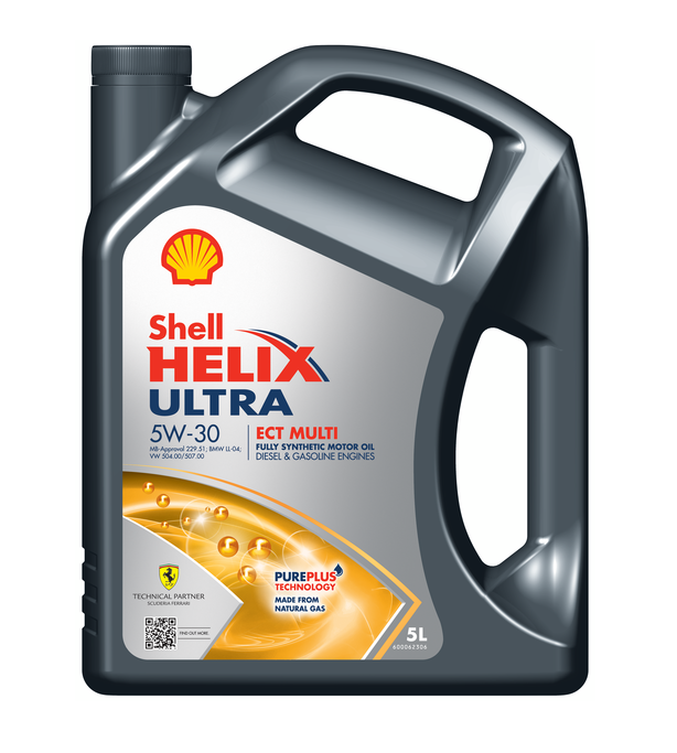 Shell Helix Ultra ECT Multi 5W-30 Fully Synthetic - 5Ltr Engine Oil