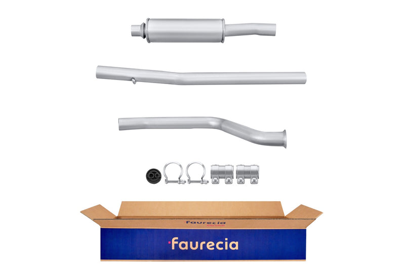 FAURECIA 8LD 366 028-651 Rear Muffler - Easy2Fit® Kit - fits FIAT TEMPRA S.W.