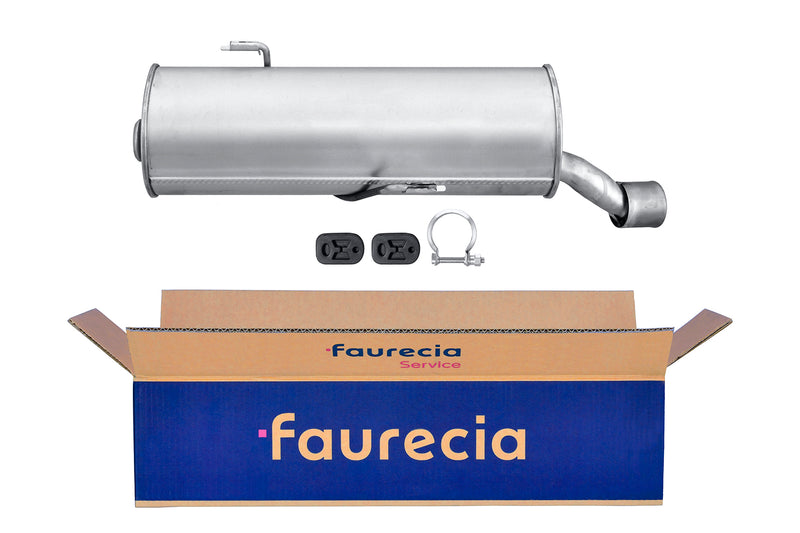 FAURECIA 8LD 366 032-201 Rear Muffler - Easy2Fit® Kit - fits PEUGEOT 206