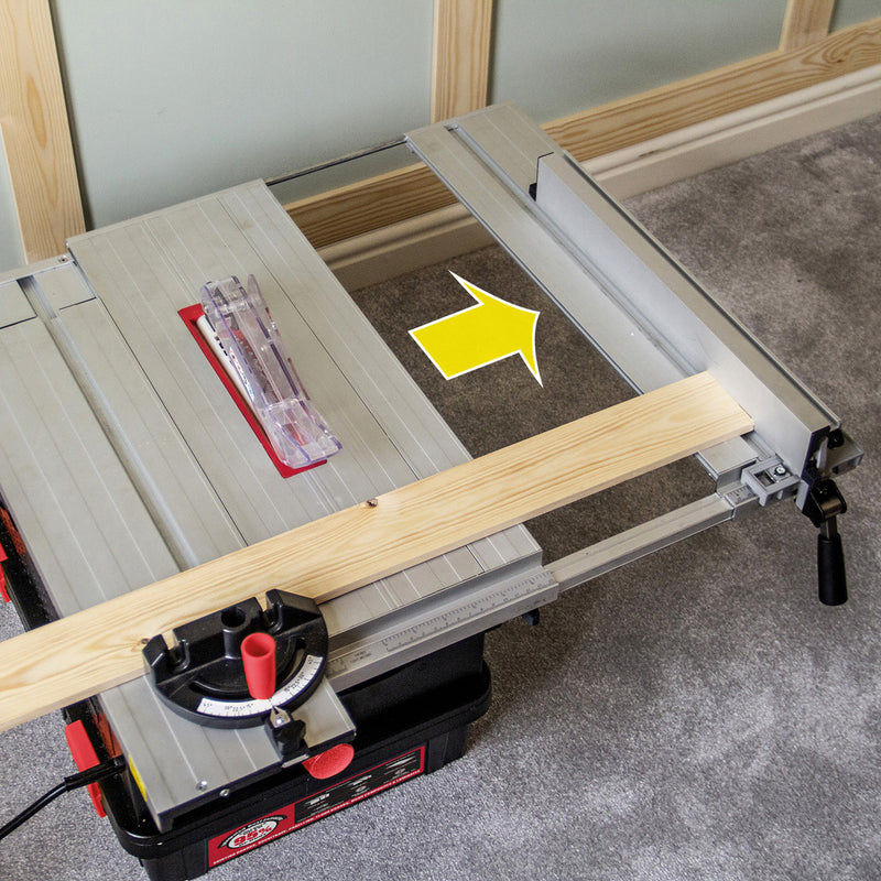 SIP 2-in-1 Table Saw with Integrated Dust Extractor