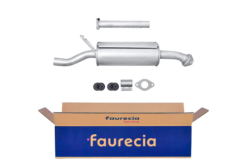 FAURECIA 8LC 366 024-351 Centre Muffler - Easy2Fit® Kit - fits OPEL KADETT E