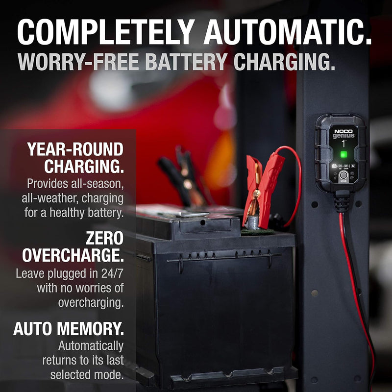 Noco 1A Battery Charger - GENIUS1UK