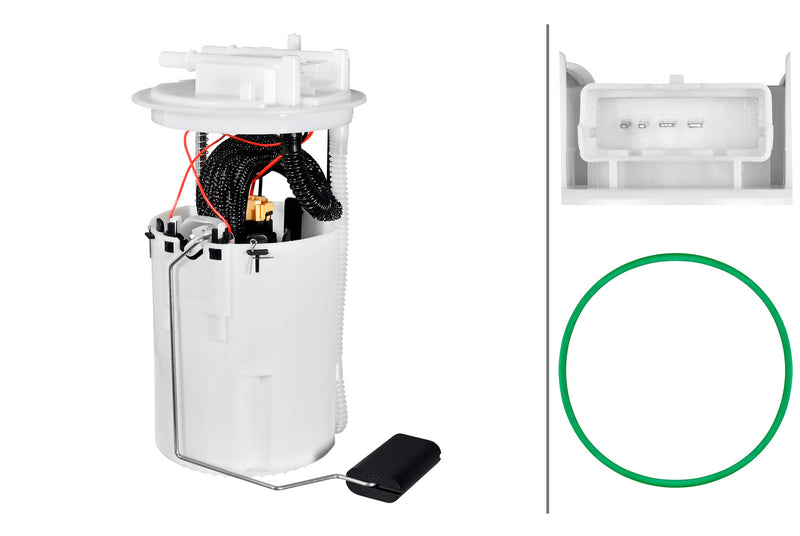 HELLA 8TF 358 304-991 Fuel Feed Unit - Electric - 4-pin connector