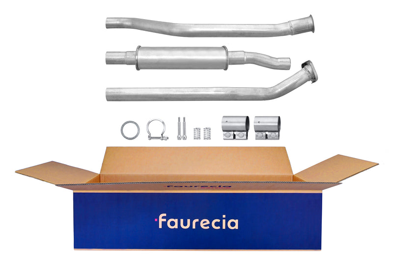 FAURECIA 8LC 366 024-061 Centre Muffler - Easy2Fit® Kit - fits MAZDA 121 III