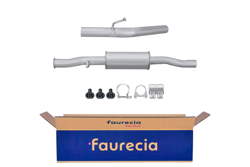 FAURECIA 8LB 366 022-651 Front Muffler - Easy2Fit® Kit - fits SKODA FABIA II