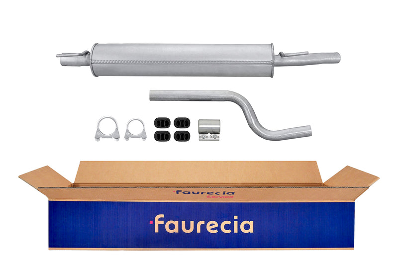 FAURECIA 8LC 366 025-091 Centre Muffler - Easy2Fit® Kit - fits PEUGEOT 206 (2E/K)