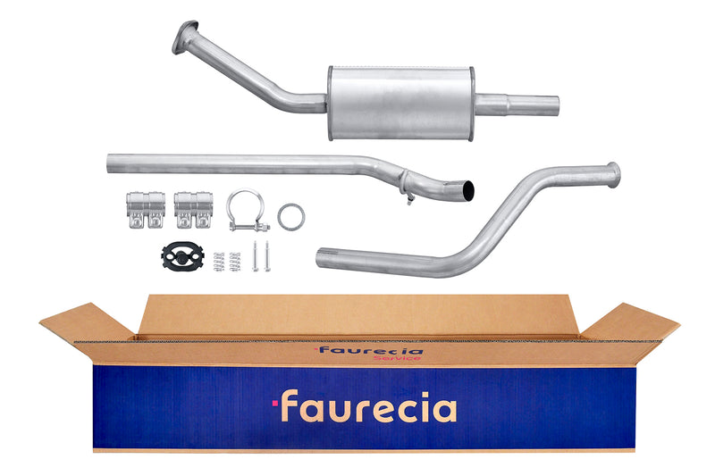 FAURECIA 8LC 366 025-621 Centre Muffler - Easy2Fit® Kit - fits RENAULT CLIO II