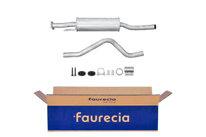 FAURECIA 8LC 366 024-541 Centre Muffler - Easy2Fit® Kit - fits OPEL VECTRA A (J89)