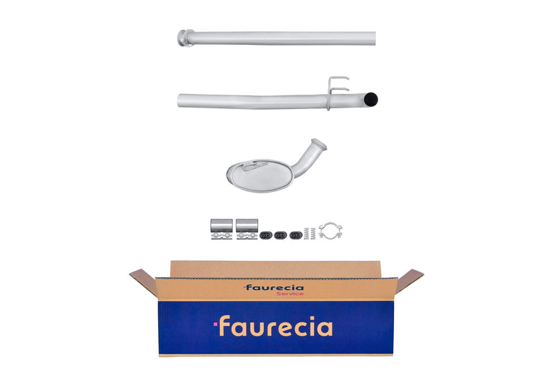 FAURECIA 8LB 366 022-631 Front Muffler - Easy2Fit® Kit - fits SKODA FELICIA I