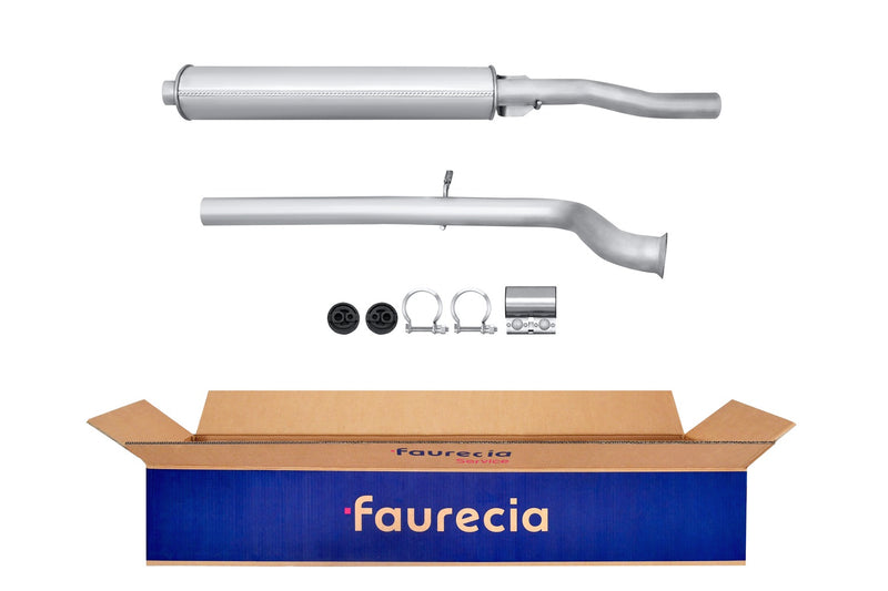 FAURECIA 8LB 366 022-021 Front Muffler - Easy2Fit® Kit - fits RENAULT KANGOO