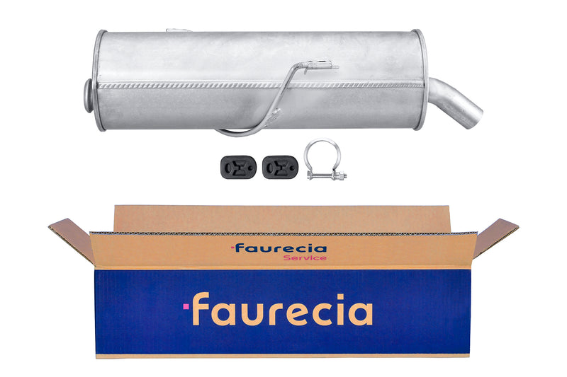 FAURECIA 8LD 366 032-191 Rear Muffler - Easy2Fit® Kit - fits PEUGEOT 206