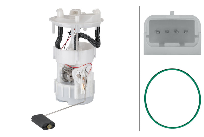 HELLA 8TF 358 106-811 Sender Unit, fuel tank - Electric - 4-pin connector