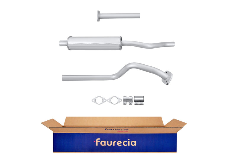 FAURECIA 8LB 366 022-081 Front Muffler - Easy2Fit® Kit - fits RENAULT 21